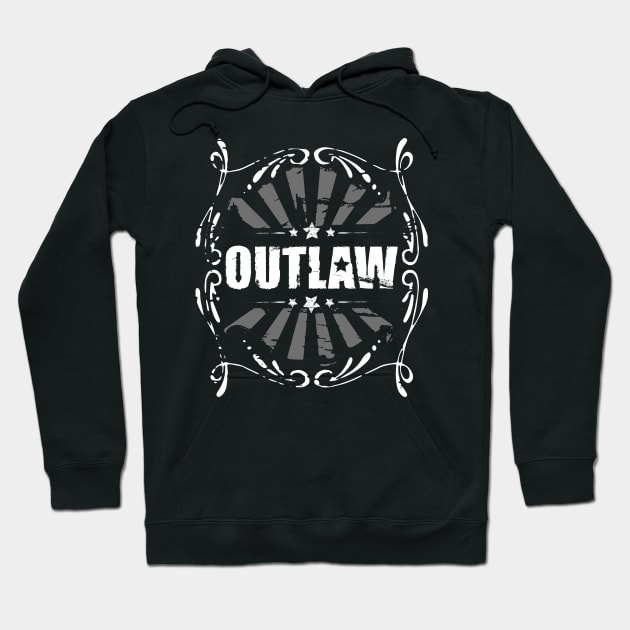 Outlaw Hoodie by Laughin' Bones